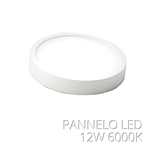 PANNELLO LED ROTONDO MAPAM  12W 6500K 1020LM