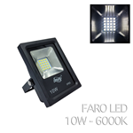 FARO FARETTO LED SMD SLIM LUCE FREDDA 6000K 10W