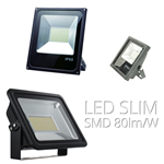 FARO FARETTO LED SMD SLIM LAMPADA LUCE CALDA FREDDA NATURALE 10 20 30 50 100 200W