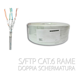 Matassa S/FTP Cavo Cat.6 Rame 100m Flessibile Grigio