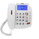 Telefono Fisso Brondi Bravo 90 LCD Bianco