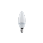 LAMPADINA LED CANDELA C37 8W E14 BIANCO CALDO