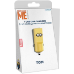 Tribe Caricabatterie da Auto USB Fast Charge 2.4A Minions Tom