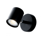 FARETTO SOVRAPPOSTO ORIENTABILE SPOT ZERO COLORE NERO PER LAMPADA GU10 80 X120MM