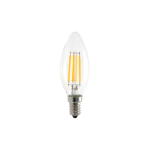 LAMPADINA LED FILAMENTO OLIVA E14 4W 2700K 470 LUMEN LUCE BIANCO CALDO