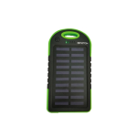 POWER BANK ENERGIA SOLARE PANNELLO 3000MAH G3S VERDE LI-PO 2 USB 5V 1A