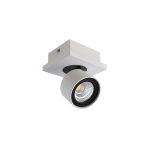 FARETTO LED ORIENTABILE APPLIQUE 5W 60° LUCE 3000K COLORE BIANCO 