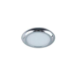 FARETTO LED ROTONDO IN ALLUMINIO CROMATO DA INCASSO 4W LUCE BIANCO 4000K IP44