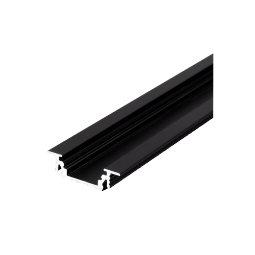 23030032 - PROFILO LED IN ALLUMINIO 2M DA INCASSO NERO 2 metri 24MM 7MM -  GBC