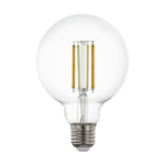 LAMPADINA FILAMENTO GLOBO G95  E27 TRASPARENTE 6 W 806LM TRICOLOR-DIMMERABILE CON APP O ALEXA