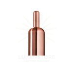 PORTALAMPADA CILINDRO RAME SATINATO COPPER  E27