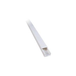 5621510A-ELM - CANALINA PASSACAVI IN PLASTICA 15 X 10MM LUNGHEZZA 2 METRI  CON BIADESIVO BIANCO ELMARK - Elmark