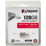 Kingston Pendrive USB-C+USB-A 3.2 128GB DTDUO3C/128GB