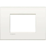 LIVING LIGHT PLACCA 3 MODULI POSTI BIANCO PURO 503