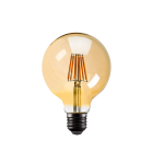 LAMPADINA LED E27 8W VINTAGE FILAMENTO DIMMERABILE G125 2800 - 3200 K