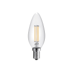 LAMPADINA LED FILAMENTO CANDELA E14 6W 806LM 4000K 300° 35*98mm 15000h CRI80