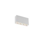 PLAFONIERA DA INTERNO HAPIS COLORE BIANCO 4 LAMPADE GU10 MINI DIMENISONI 210 X 55 X 110MM