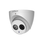 Dome fisso IP con illuminazione IR da 50 m per esterno. CMOS 1/2,5"" Sony® Starvis da 8MP. Triplo stream. Formato H.265+/H.265/H.264+/H.264. Risoluzione fino a 4K/8MP. Filtro ICR. 0,06 lux F1.6. Ottica fissa da 2,8 mm (112°). Zoom digitale 16X. OSD, AWB, 