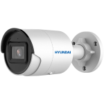 Telecamera IP HYUNDAI. 4 MP a 25 ips, H.265+/H.265. ICR, 0,005 lux, IR 40 m. Obiettivo fisso da 2,8 mm. WDR 120dB, 3D-DNR, ROI. Protezione perimetrale e rilevamento facciale. Include microfono. Slot MicroSD, Onvif, RJ45, IP67, 3AXIS, 12V/PoE