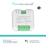 MODULO PULSANTE INTELLIGENTE CONNESSO WI-FI RELÈ 12/24V 1CH ATTUATORE DA INCASSO