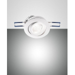 SIGMA SYSTEM FARETTO INCASSO 3000K 7W ORIENTABILE BIANCO TONDO IP40