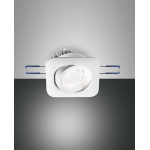 SIGMA SYSTEM FRETTO INCASSO 3000K 7W BIANCO QUADRATO ORIENTABILE