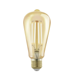 LAMPADINA LED FILAMENTO E27 EDISON 4W 300 LM 3000K Ø64 X 142MM