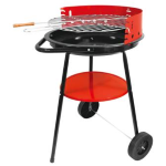 Fenner BBQ Barbecue 34385 Tondo con ruote 45x73cm