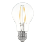 LAMPADINA LED E27 FILAMENTO 7W 806LM 2700K VETRO TRASPARENTE 