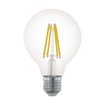 LAMPADINA LED E27 FILAMENTO GLOBO 7,5W 806LM 2700K VETRO TRASPARENTE 