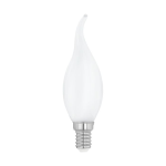 LAMPADINA LED E14 FILAMENTO FIAMMA 4W 470LM 2700K VETRO OPACO