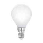 LAMPADINA LED E14 SFERA FILAMENTO 4W 470LM 2700K VETRO OPACO