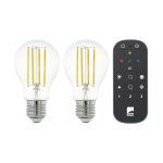 2 X LAMPADINE LED FILAMENTO E27 6W 806LM 4000K BIANCO NATURALE  SMART CONNESSA CON APP E TELECOMANDO