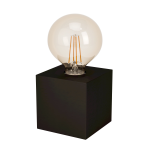 LAMPADA DA TAVOLO PRESTWICK 1 1 X E27 BASE METALLO BRONZO SCURO CUBO 10 x 10 H10