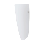 APPLIQUE NEMO 1 X E27 DIFFUSORE VETRO OPACO BIANCO 15 x 9.5 H32