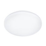 PLAFONIERA RONCO DA ESTERNO LED 7W 3000K STRUTTURA METALLO BIANCO DIFFUSORE POLICARBONATO BIANCO IP44 Ø22 H5.5