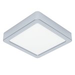 PLAFONIERA FUEVA 5 LED 11W 3000K STRUTTURA METALLO CROMATO IP44 16 x 16 H2.8