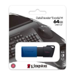 Kingston Pendrive USB-A 3.264GB DTXM/64GB Nero/Blu