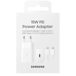 Samsung Caricabatterie 15W EP-TA1510XW PD USB-C White