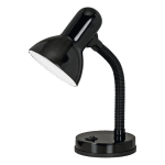 LAMPADA DA TAVOLO BASIC 1 X E27 STRUTTURA METALLO NERO CON INTERRUTTORE H30