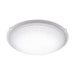 PLAFONIERA MAGITTA 1 LED 11W 3000K 950Lm STRUTTURA METALLO CROMATO DIFFUSORE VETRO SATINATO Ø25 H8