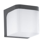 APPLIQUE JORBA 1 X 6W LED 3000K 500Lm STRUTTURA LEGA ALLUMINIO ANTRACITE IP44 11 x 11 x H11