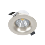 FARETTO PANNELLO DA INCASSO SALICETO LED 6W 2700K 380Lm STRUTTURA NICKEL SATINATO Ø8.8 H4.2 Foro Ø6.8