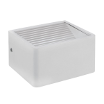 APPLIQUE DA ESTERNO DONINNI 1 6W LED STRUTTURA ALLUMINIO BIANCO IP55 12 x 13 x H7.5