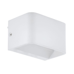 APPLIQUE SANIA 4 LED 6W 3000K 600Lm STRUTTURA ALLUMINIO BIANCO 13 x 9 H8