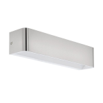 APPLIQUE SANIA 4 LED 12W 3000K 1400Lm STRUTTURA NICKEL SATINATO 36.5 x 9 H8