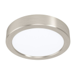 PLAFONIERA FUEVA 5 LED 10,5W 3000K 1200Lm STRUTTURA METALLO NICKEL SATINATO Ø16 H2.8