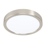 PLAFONIERA FUEVA 5 LED 16,5W 3000K 1800Lm STRUTTURA METALLO NICKEL SATINATO Ø21 H2.8