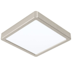 PLAFONIERA FUEVA 5 LED 16,5W 3000K 1800Lm STRUTTURA METALLO NICKEL SATINATO 21 x 21 H2.8