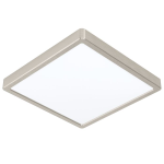 PLAFONIERA FUEVA 5 LED 20W 4000K 2500Lm STRUTTURA NICKEL SATINATO 28.5 x 28.5 H2.8